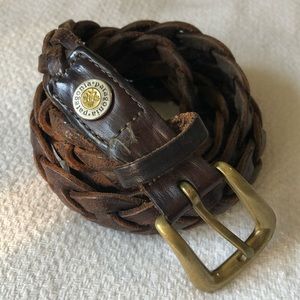 Vintage Patagonia braided leather belt